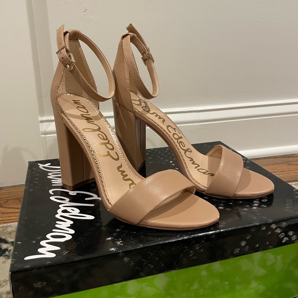 Sam Edelman 👡 Tan Yaro Heels